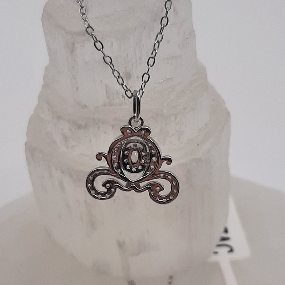 N14 Sterling Silver Carriage Necklace- Charmed Aroma - Picture 2 of 3